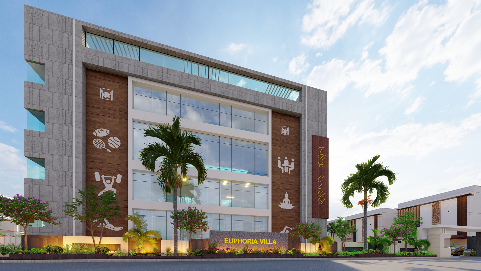 Clubhouse and amenity building