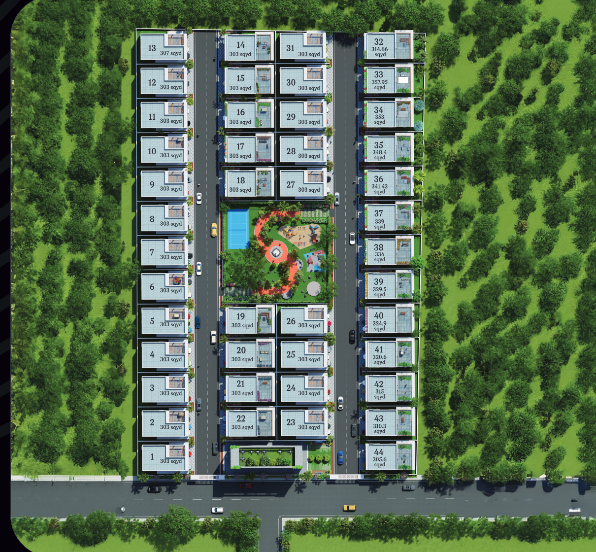Euphoria Villa master plan
